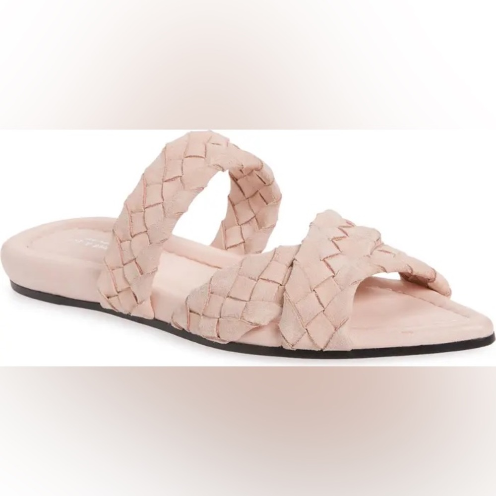 Rag & Bone Lewis Woven Suede Sandals size 37.5/fits like a 7